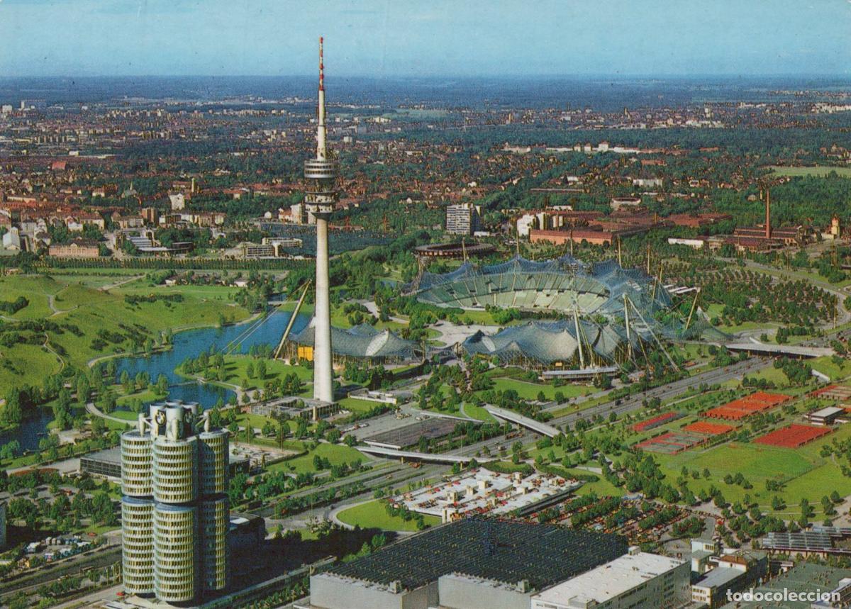 Postales: Germany Munich Panorama Olympic Park Bmw Tower Olympiaturm Unposted *YAR369