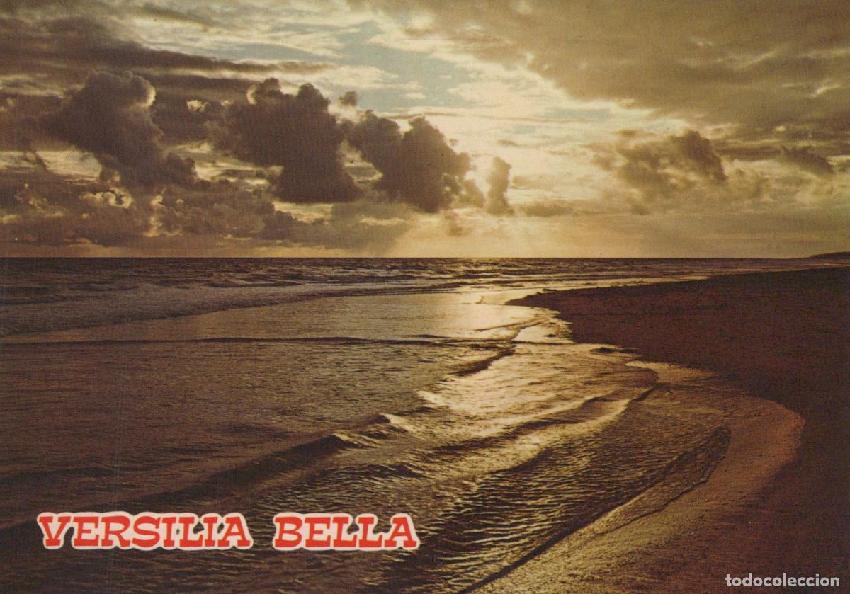 Postcards: Italy Versilia Bella Beach Sunset Seascape Ocean Waves *YAR386