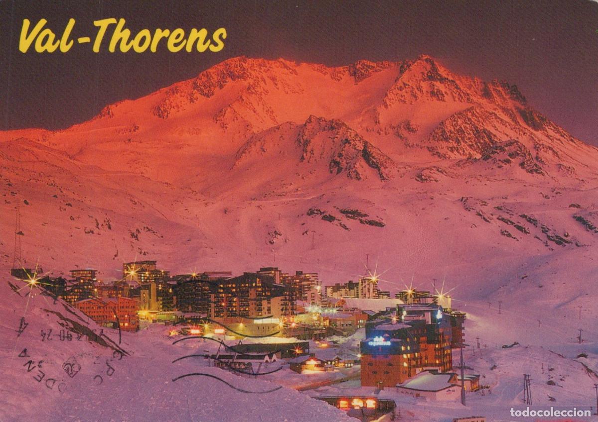 Cartes Postales: France Val Thorens Ski Resort Village Night View Snow Mountains *YAR410