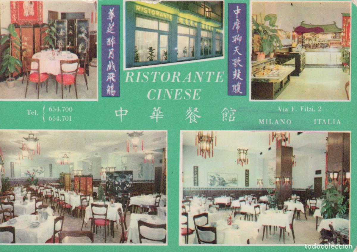 Postkarten: Italy Milan Ristorante Cinese Chinese Restaurant Interior Exterior *YAR452