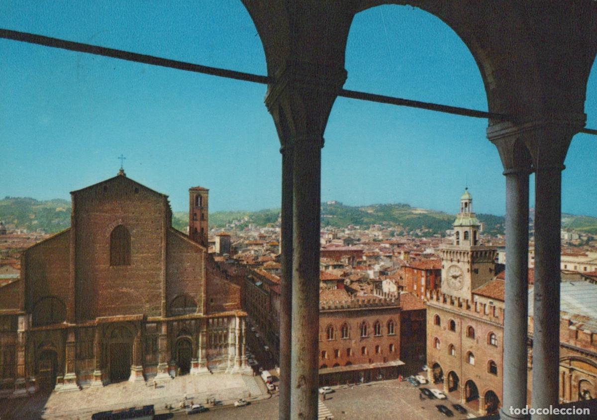 Postkarten: Italy Bologna Basilica DI S Petronio and Piazza Maggiore From Podest&agrave; *YAR454