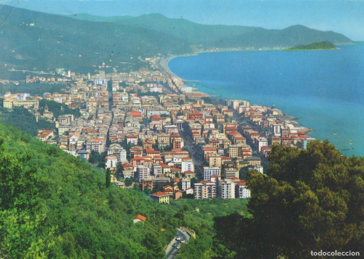 Postkarten: Italy Chiavari Panoramic View of Coastal City and Bay *YAR467