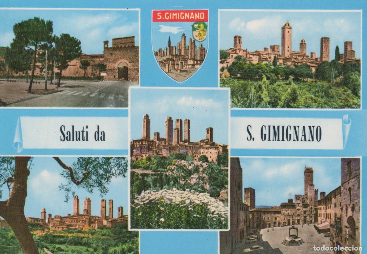 Postkarten: Italy San Gimignano Medieval Towers Cityscape Multi View *YAR465