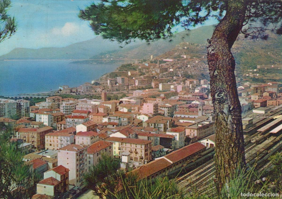 Postkarten: Italy Ventimiglia Panoramic View of the City and Coastline From Hillside *YAR472