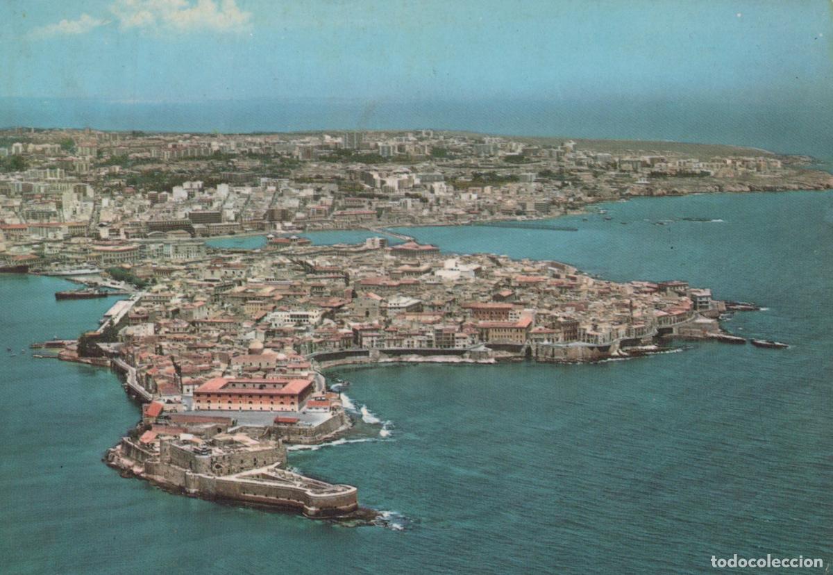 Cartes Postales: Italy Syracuse Sicily Aerial View of Ortigia Island and Cityscape *YAR492