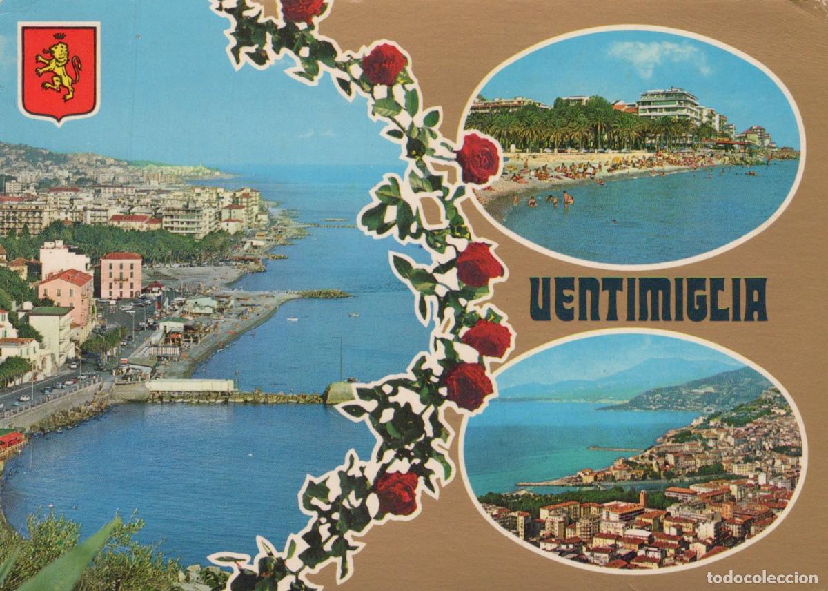 Cartes Postales: Italy Ventimiglia Coastal Town Beach and Seascape Views *YAR502