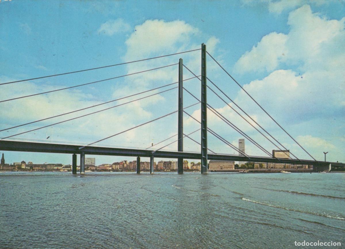 Cartes Postales: Germany Dusseldorf Rhine Panorama With Kniebrucke Bridge Cityscape *YAR517