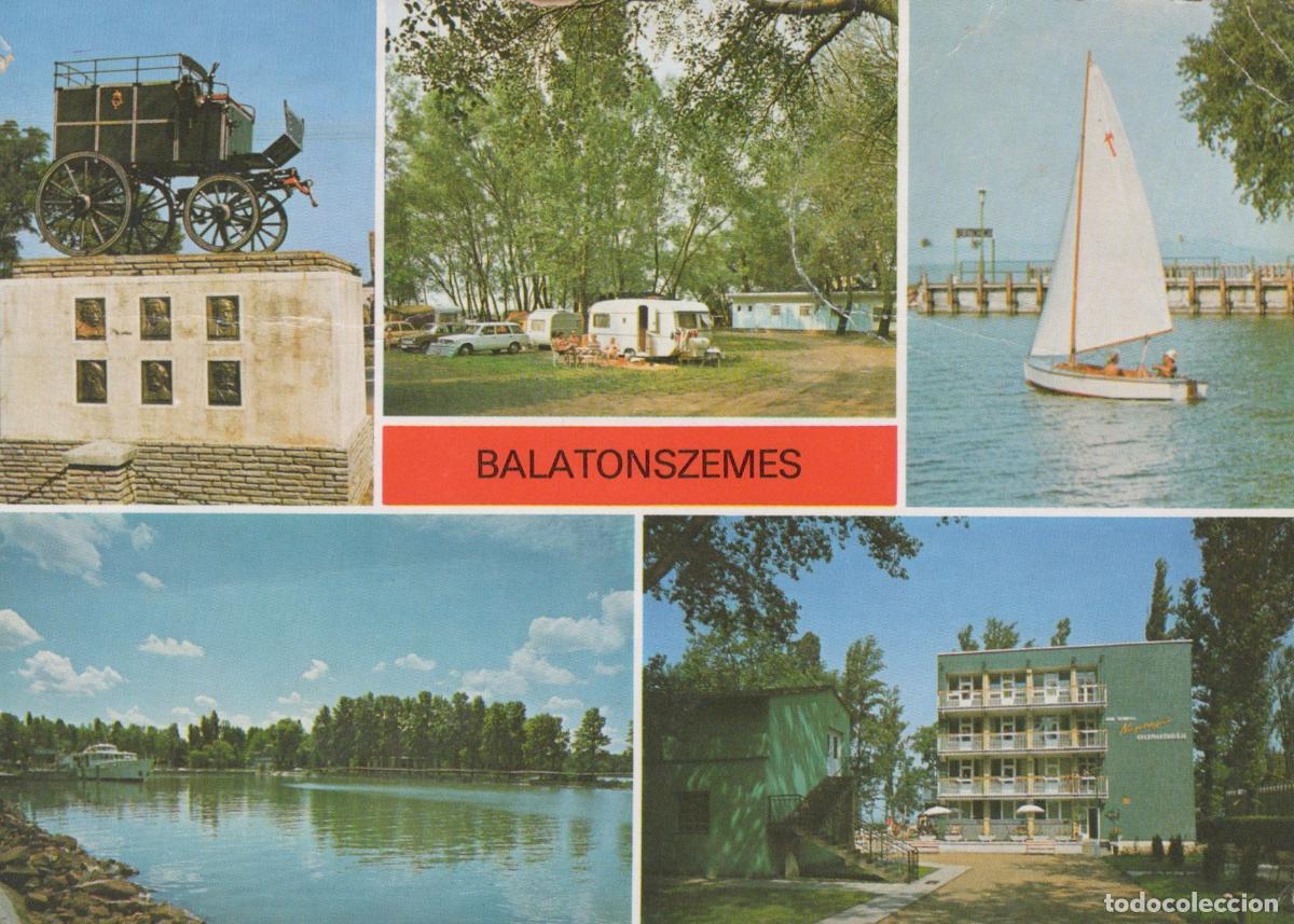 Postales: Hungary Balatonszemes Multi View Carriage Camping Sailing Lake Hotel *YAR529
