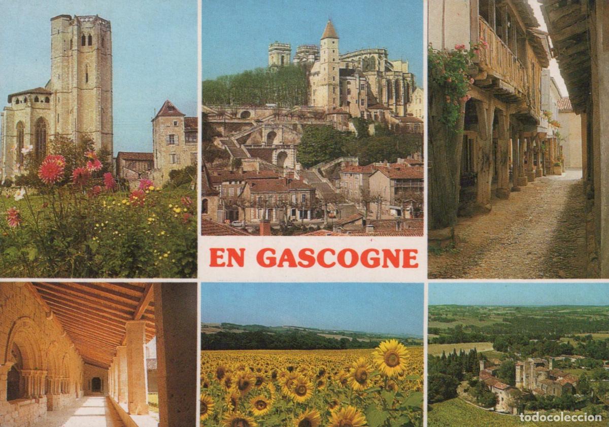 Postales: France Gascony Multi View la Romieu Auch Bassoues Larressingle Unposted *YAR540
