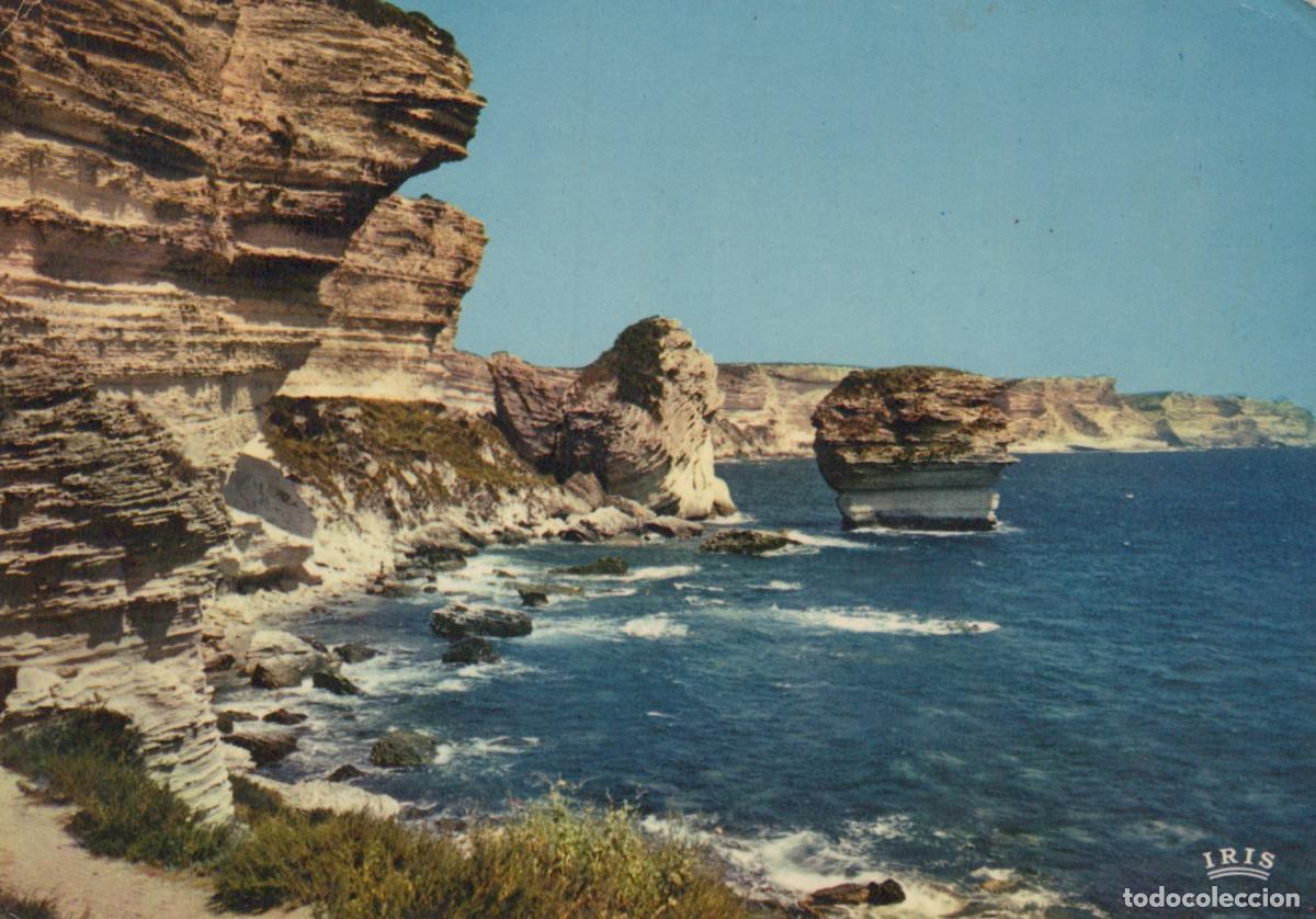 Postkarten: France Bonifacio Les Falaises Cliffs Sea Stack Coastline Landscape *YAR550