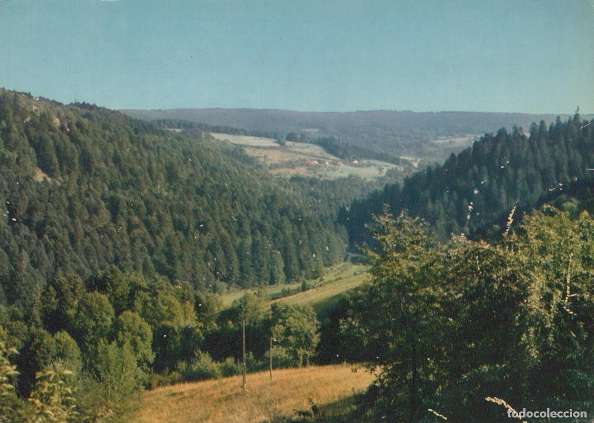 Postkarten: France Le Val D Ajol Val D Ajol Valley Landscape Forest Hills Rural View *YAR549