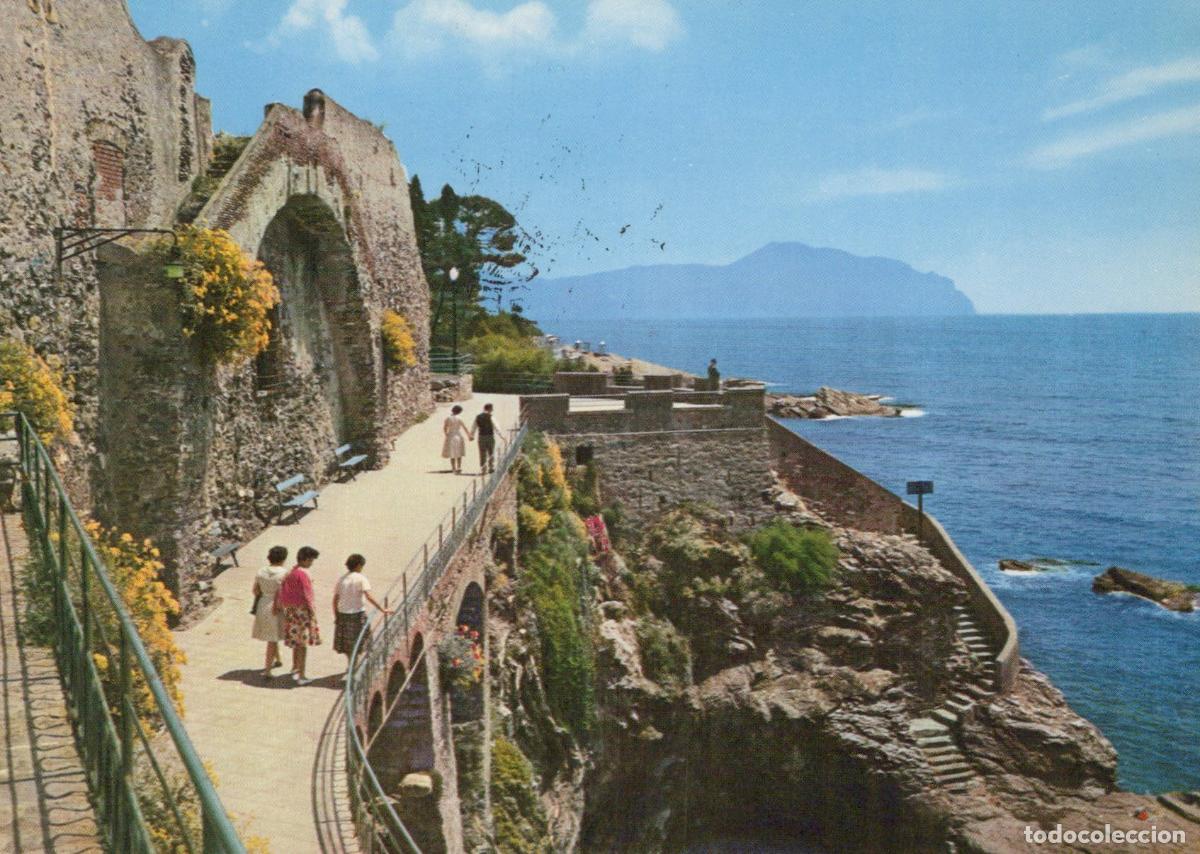Postales: Italy Nervi Riviera Ligure Coastal Walk With Sea View Towards Portofino *YAR593