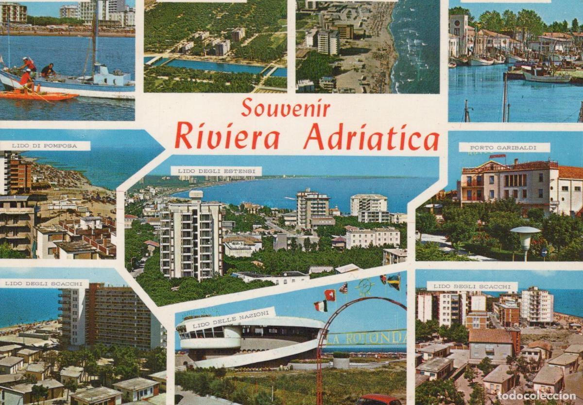Postales: Italy Ravenna Souvenir Riviera Adriatica Lido DI Pomposa Estensi Scacchi *YAR608
