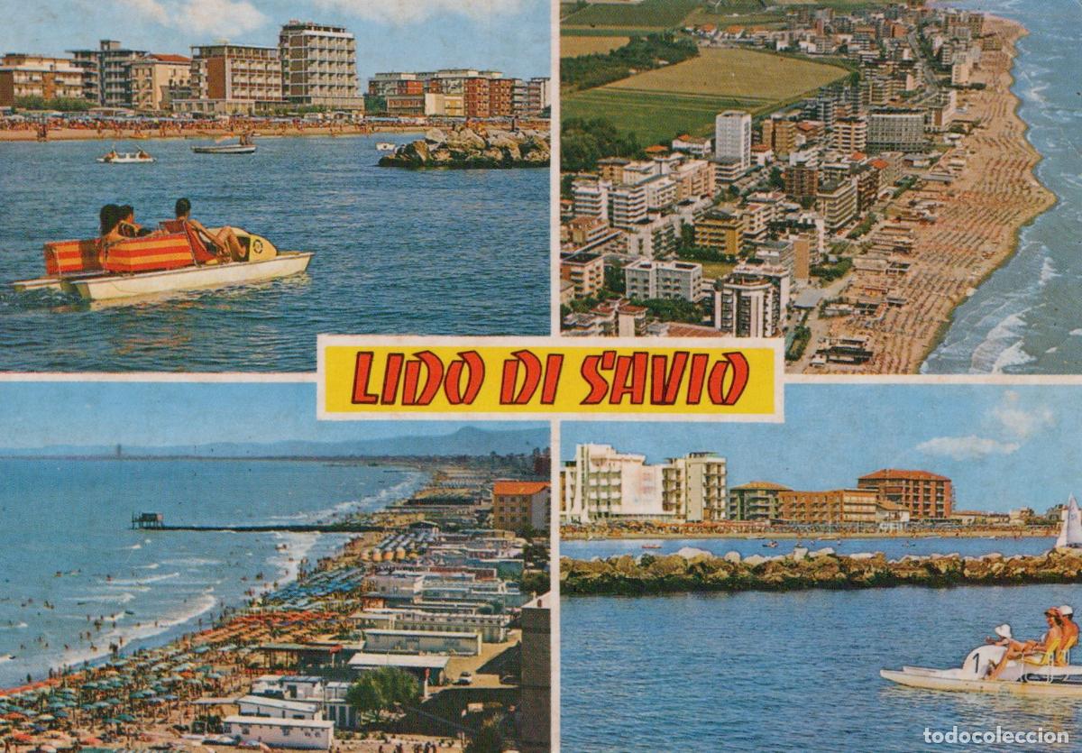 Postales: Italy Lido DI Savio Multi View Beachfront Hotels Coastline Sea Boats *YAR623