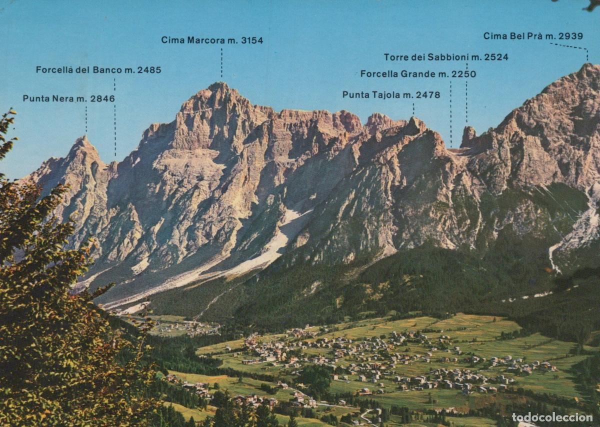 Postcards: Italy San Vito DI Cadore Panoramic View of With Dolomites Real Photo *YAR620