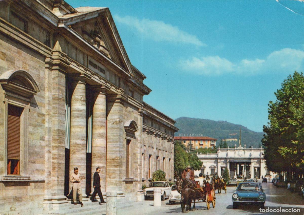Postcards: Italy Montecatini Terme Terme Leopoldine Architecture Street Scene *YAR638