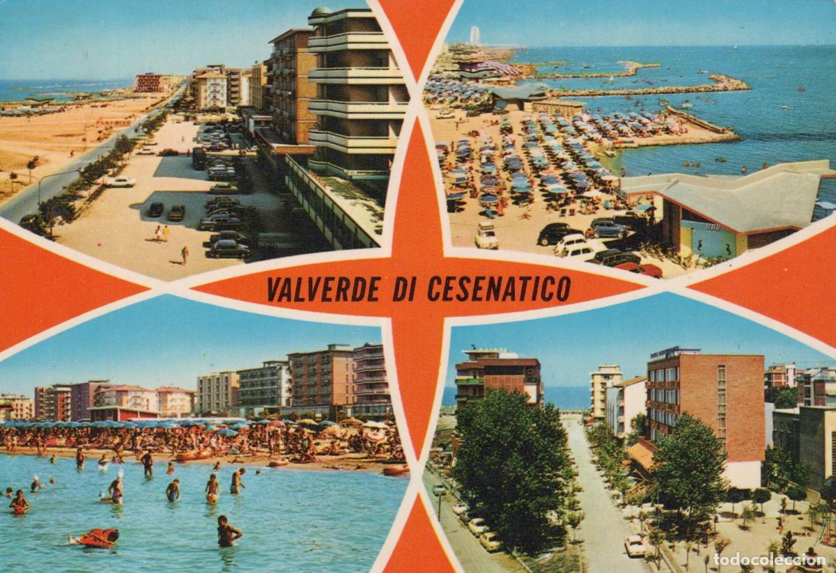Postcards: Italy Valverde DI Cesenatico Beach Resort Hotels Aerial View *YAR651