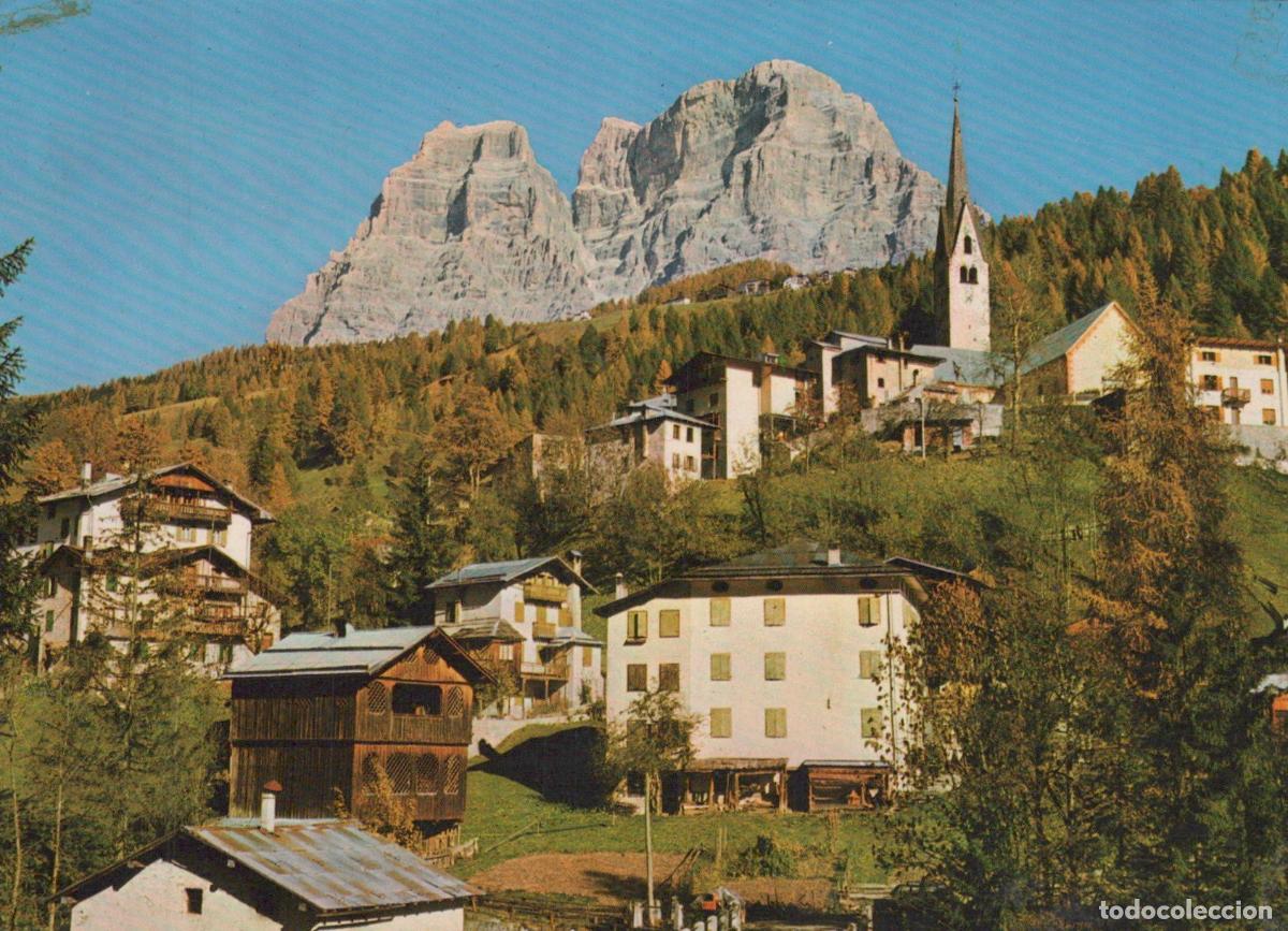 Postcards: Italy Val Zoldana Fusine Mountain Village With Church Pelmo Peak *YAR733
