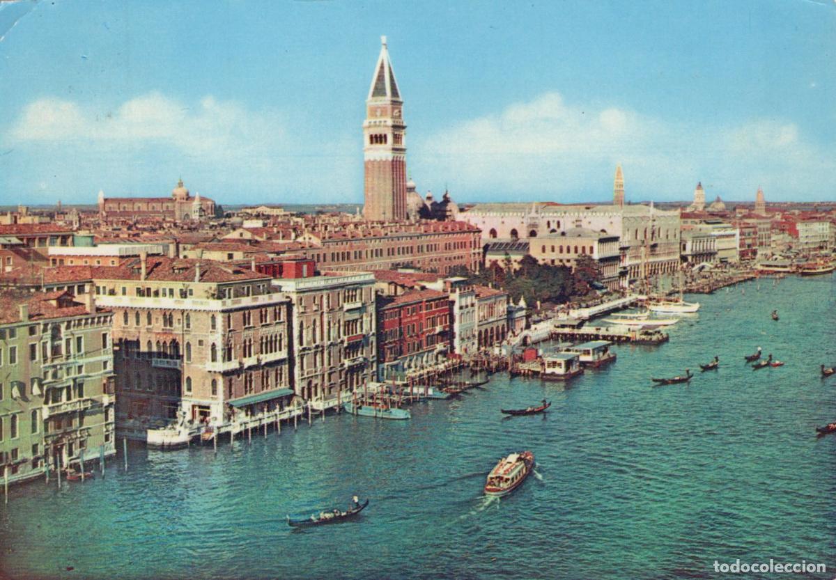 Postcards: Italy Venice Grand Canal Panorama With St Mark S Campanile and Doge S *YAR731
