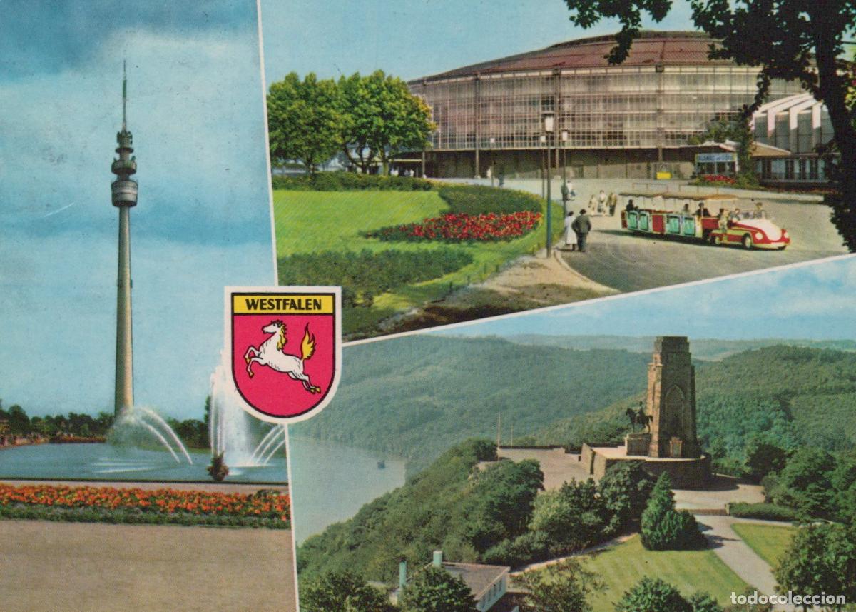 Postais: Germany Dortmund Westfalen Collage TV Tower Westfalenhalle Kaiser *YAR725