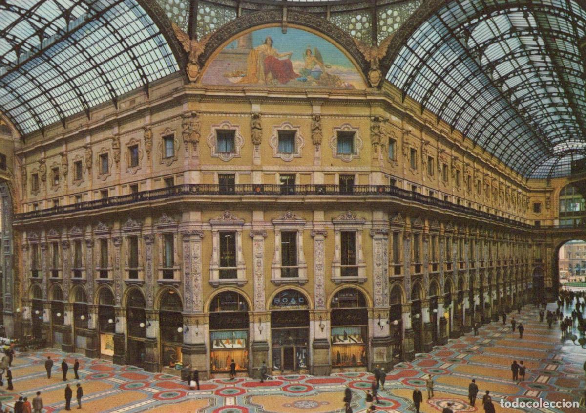 Postales: Italy Milan Galleria Vittorio Emanuele II Interior Architecture Unposted *YAR746