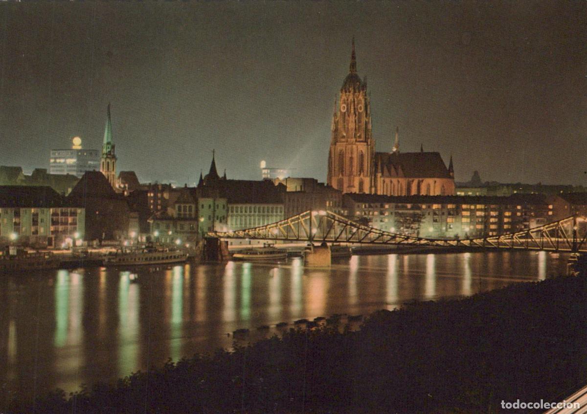 Postales: Germany Frankfurt am Main Eiserner Steg Bridge and Dom Unposted *YAR758