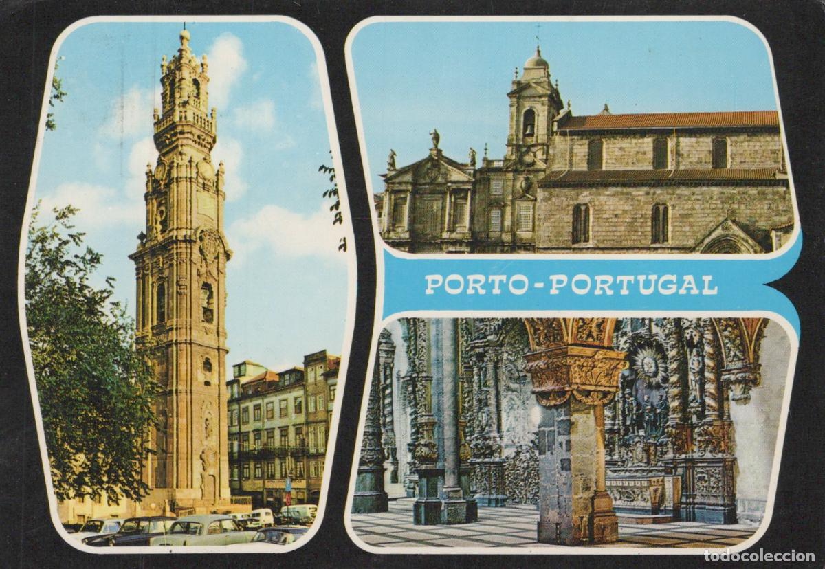 Postales: Portugal Porto Cl&eacute;rigos Tower Carmo Church and Ornate Interior Views *YAR768