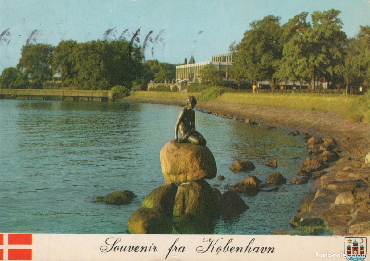Postkarten: Denmark Copenhagen The Little Mermaid Statue Langelinie Harbor View *YAR791