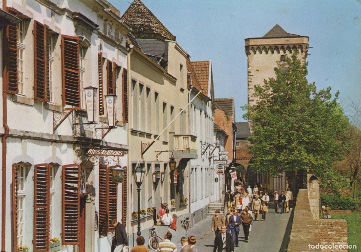 Postkarten: Germany Dormagen Zons Altes Zollhaus Rhine Street Medieval Town *YAR800