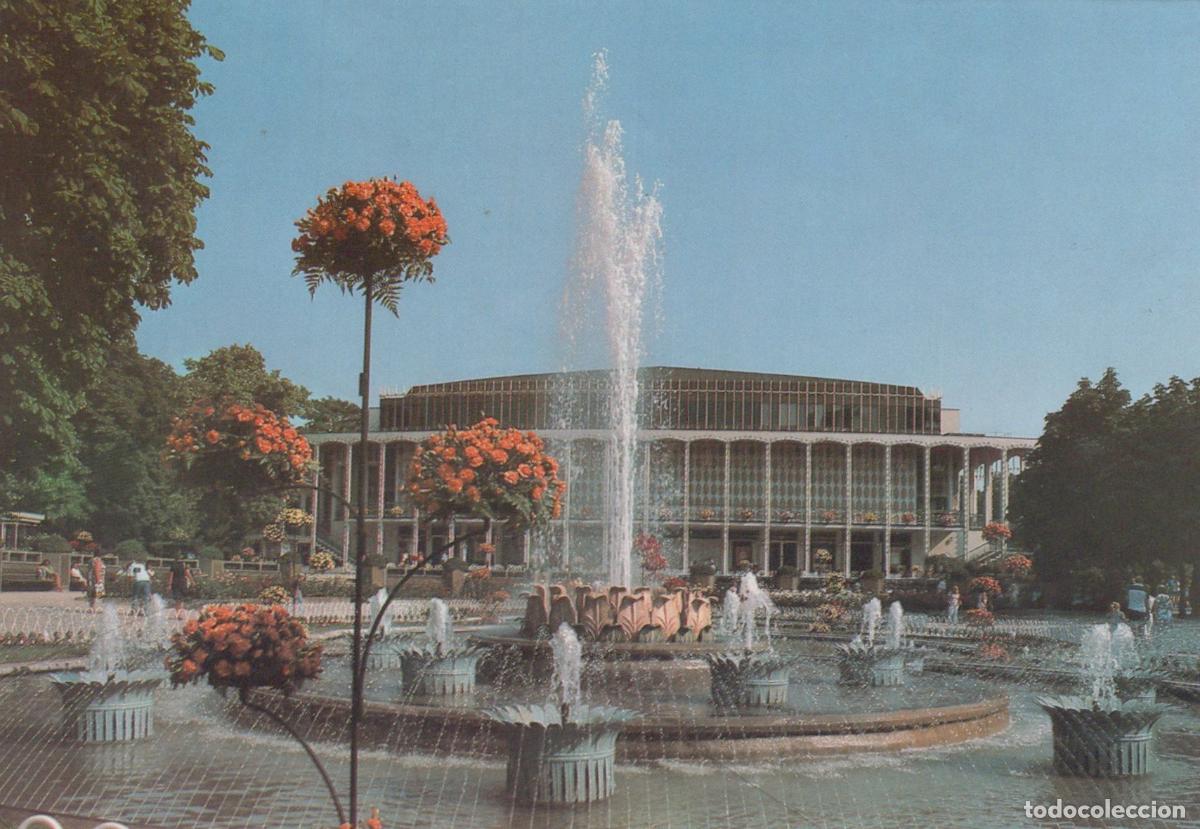 Postcards: Denmark Copenhagen The Concert Hall Fountain Architecture Flowers *YAR821