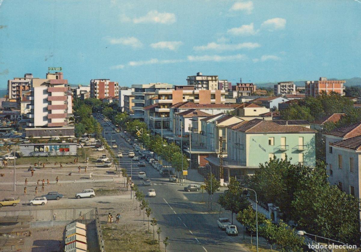 Postcards: Italy Villamarina Viale Carducci Beach and Cityscape *YAR868
