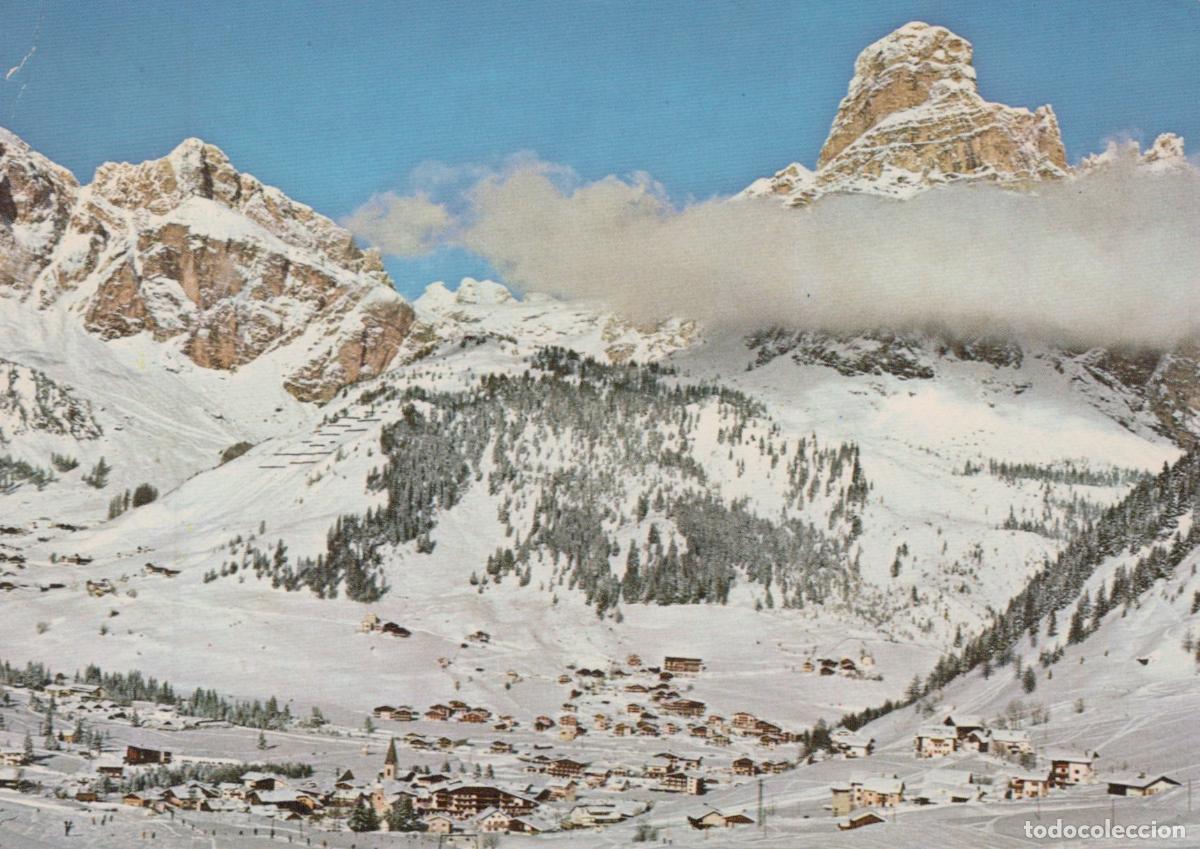 Postcards: Italy Corvara in Badia Dolomites Winter Mountain Village Landscape *YAR855