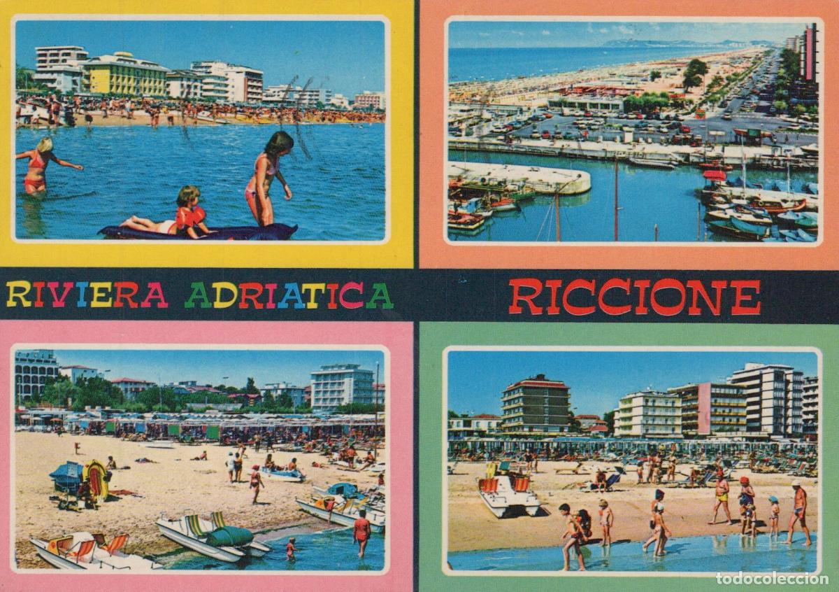 Postcards: Italy Riccione Adriatic Riviera Beach Scenes *YAR860