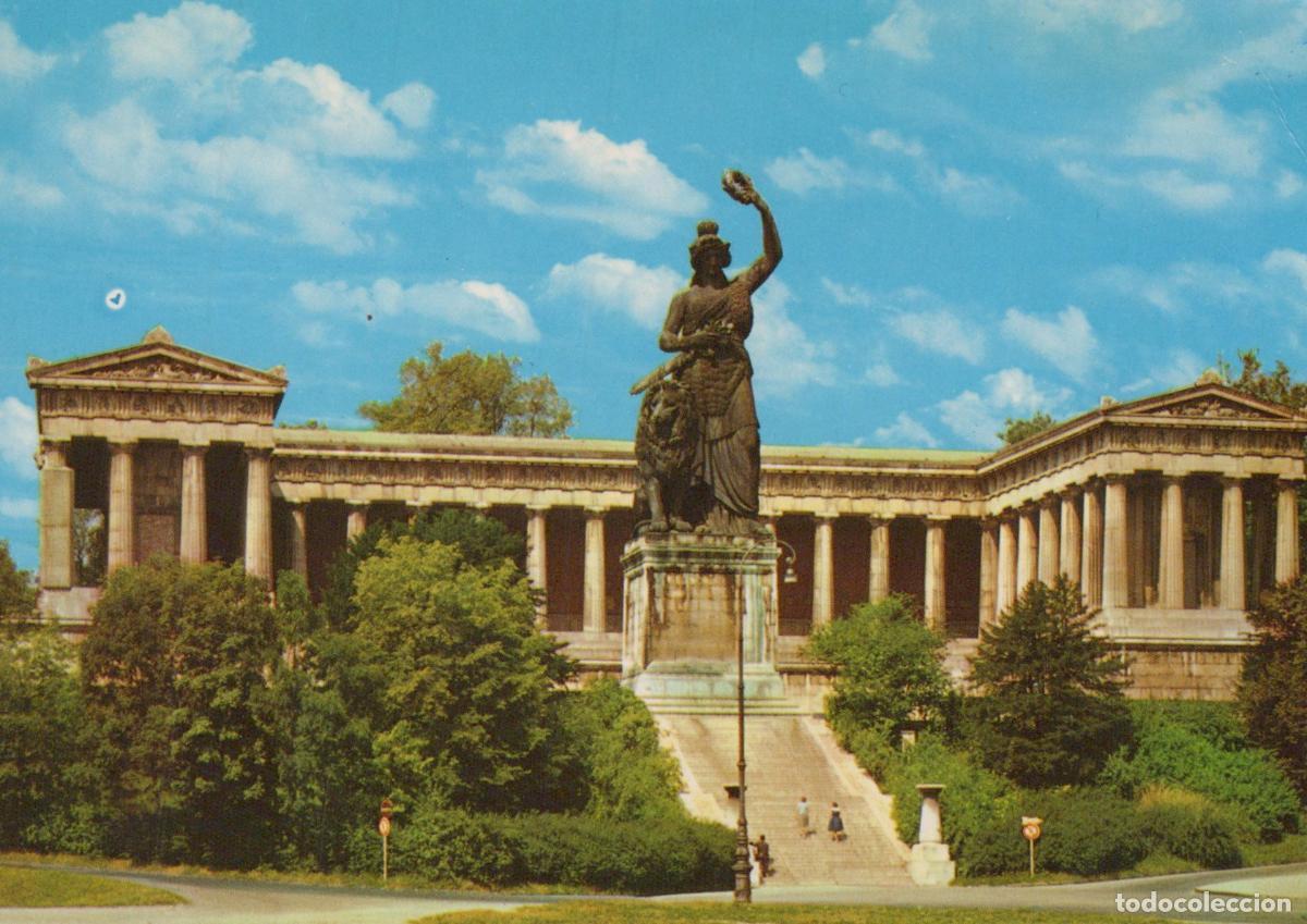 Cartes Postales: Germany Munich Ruhmeshalle and Statue Classical Architecture Unposted *YAR907
