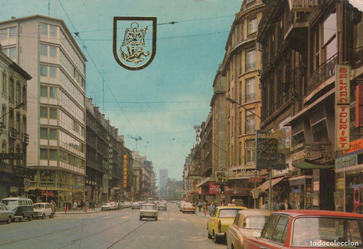 Cartes Postales: Belgium Brussels City Street View With Cars and Buildings *YAR912