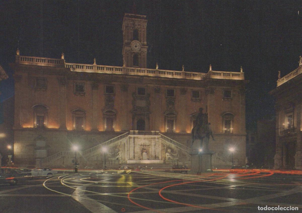 Cartes Postales: Italy Rome The Capitol By Night Piazza del Campidoglio Long Unposted *YAR921