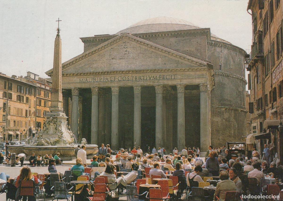 Cartes Postales: Italy Rome Pantheon Ancient Roman Temple Piazza della Rotonda Unposted *YAR934