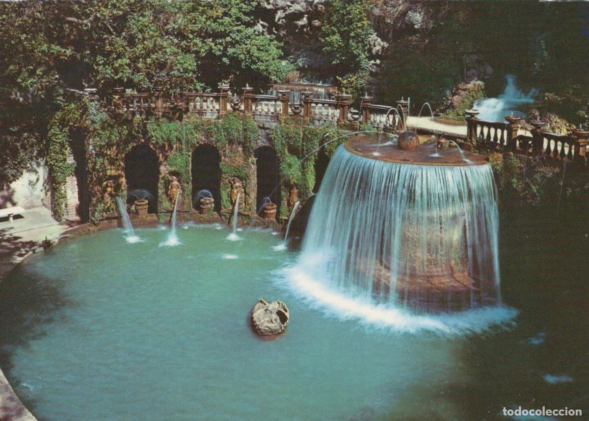Cartes Postales: Italy Tivoli Villa D Este Fontana Dell Ovato Oval Fountain Unposted *YAR959