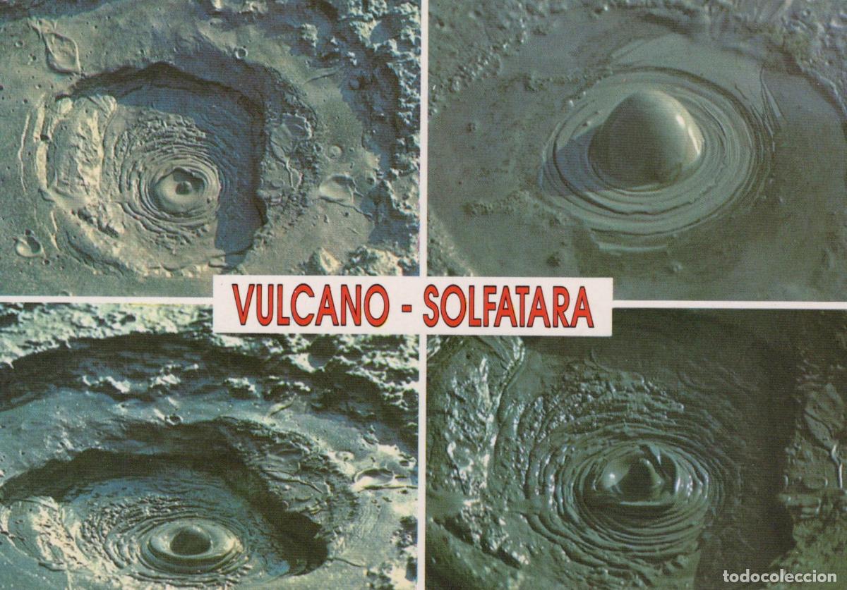 Cartes Postales: Italy Pozzuoli Solfatara Volcano Mud Pots Bubbling Geothermal Unposted *YAR961