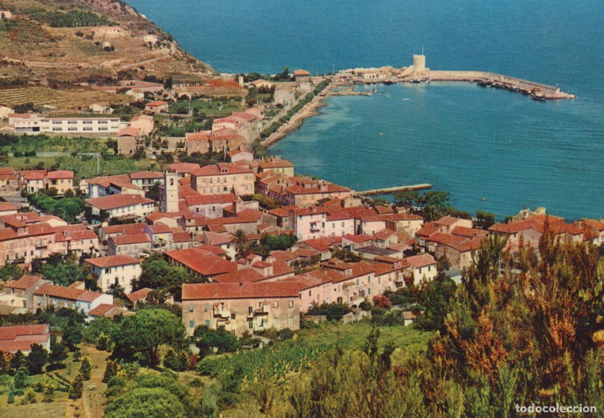 Cartes Postales: Italy Marciana Marina Elba Island From Villa Spinola Coastal Town View *YAR992