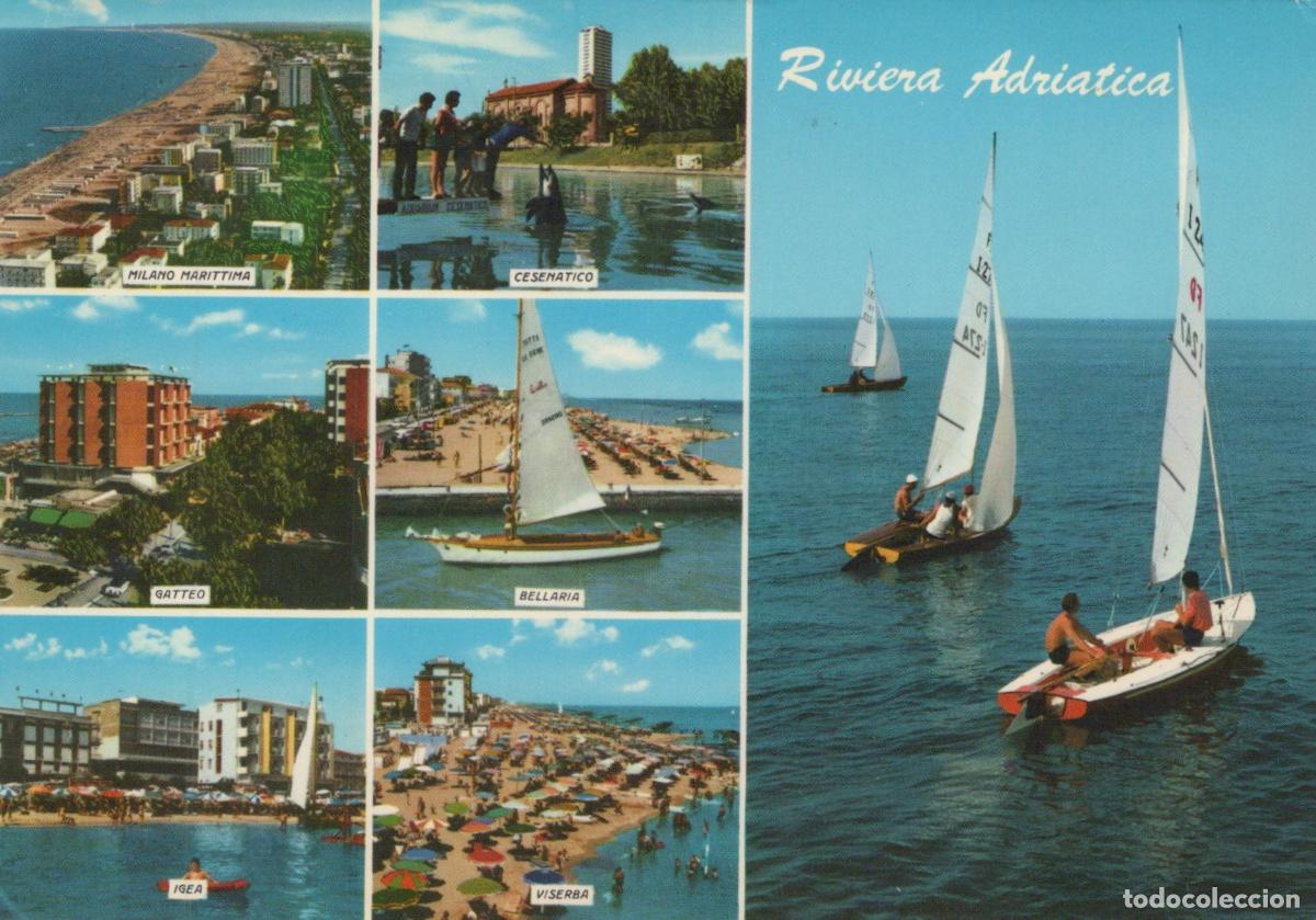 Cartes Postales: Italy Milano Marittima Riviera Adriatica Multi View of Coastal Towns and *YAR997