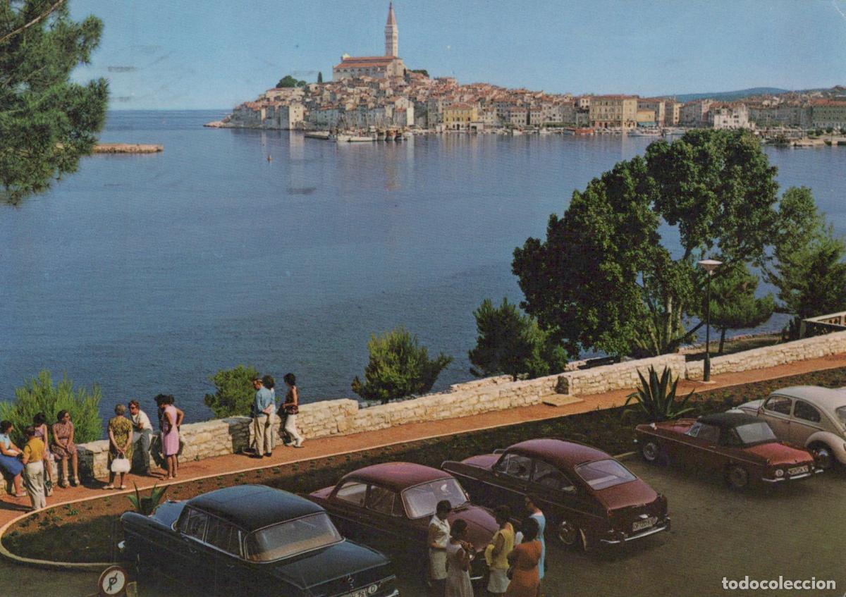 Cartes Postales: Croatia Rovinj Coastal Town View With Cars and People *YAS145