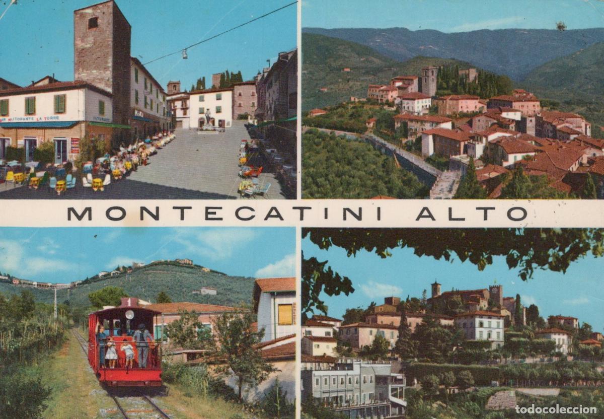 Postales: Italy Montecatini Alto Hilltop Village Funicular Panoramic Views *YAS155