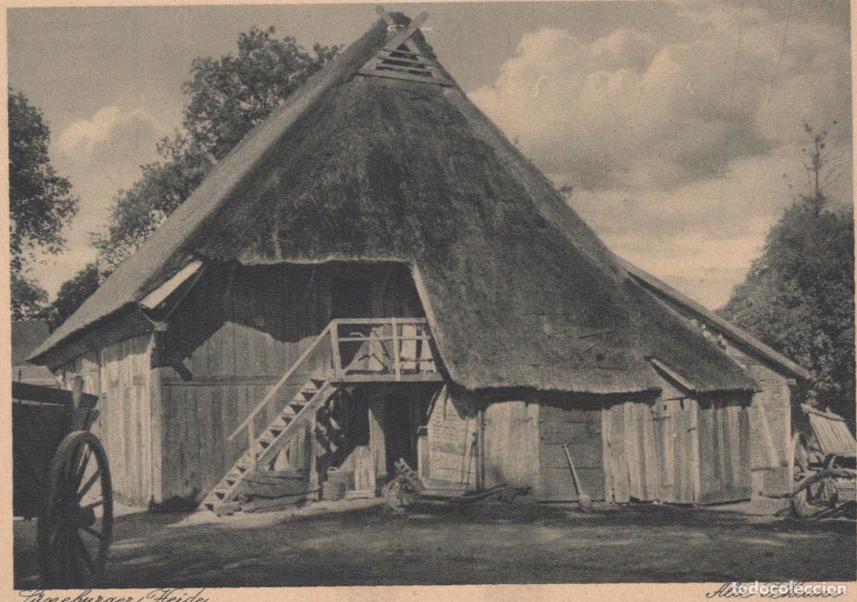 Postales: Germany L&uuml;neburg Heath L&uuml;neburger Heide Old Barn Thatched Roof Unposted *YAS171