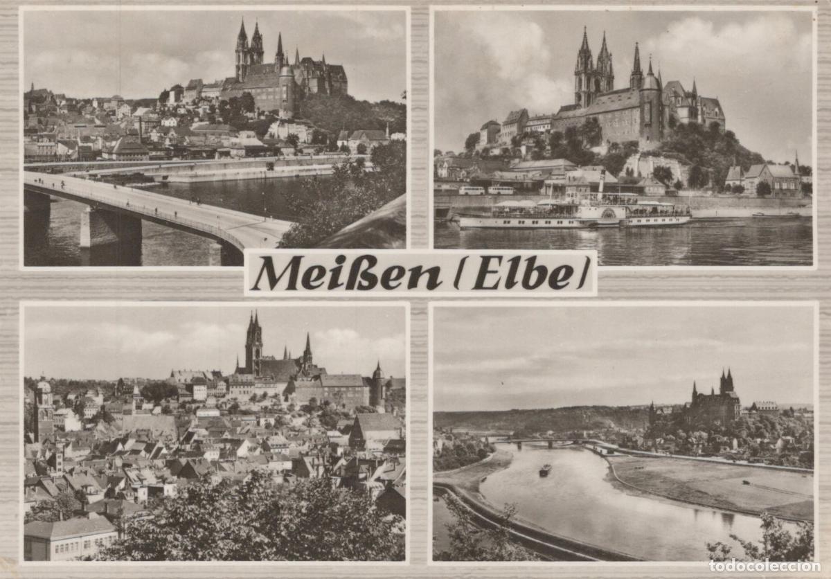 Postales: Germany Meissen Elbe River Cathedral Albrechtsburg Castle City Views *YAS179