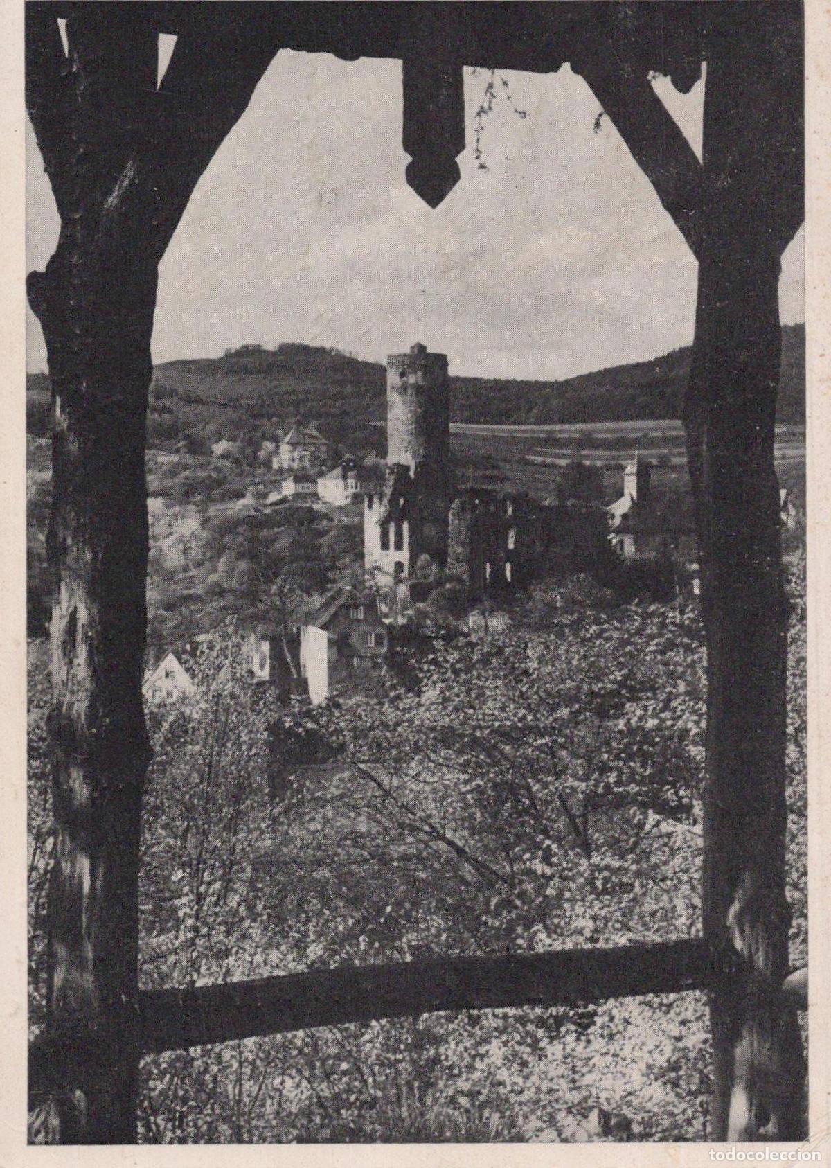 Postales: Germany Eppstein Castle Ruins Reflected in Water Taunus Region *YAS342