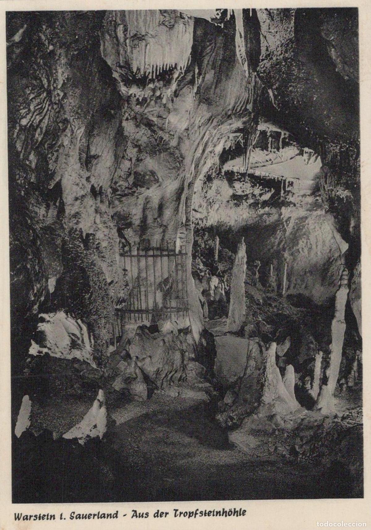 Postales: Germany Warstein Stalactite Cave Interior Natural Formations Unposted *YAS347