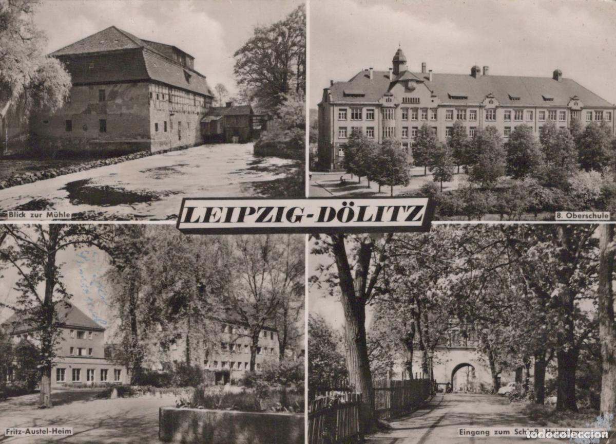 Postales: Germany Leipzig D&ouml;litz MILL High School Fritz Austel Real Photo Unposted *YAS193