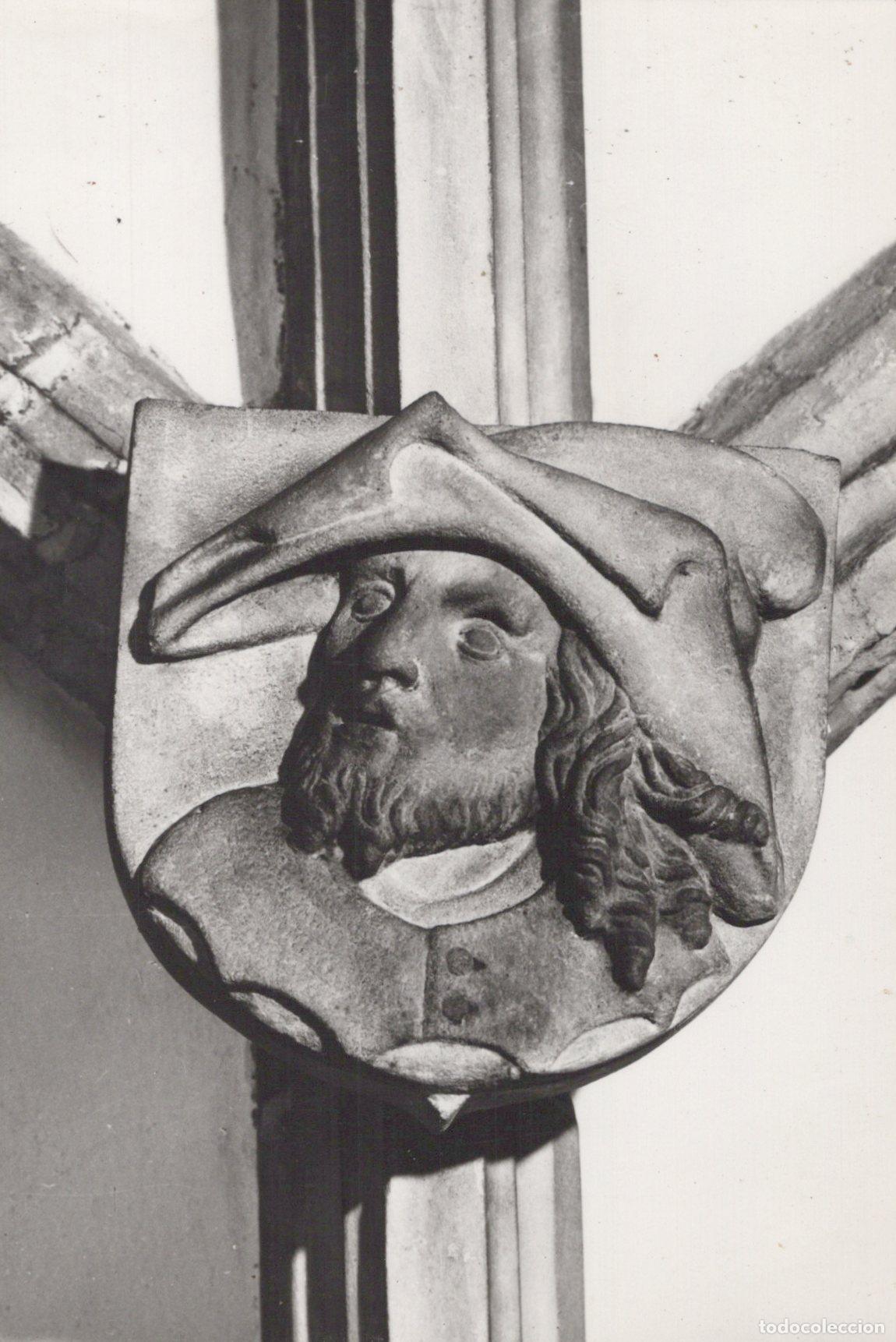 Postcards: Poland Wroclaw Town Hall Refectory XV Century Sculpted Head Unposted *YAS392