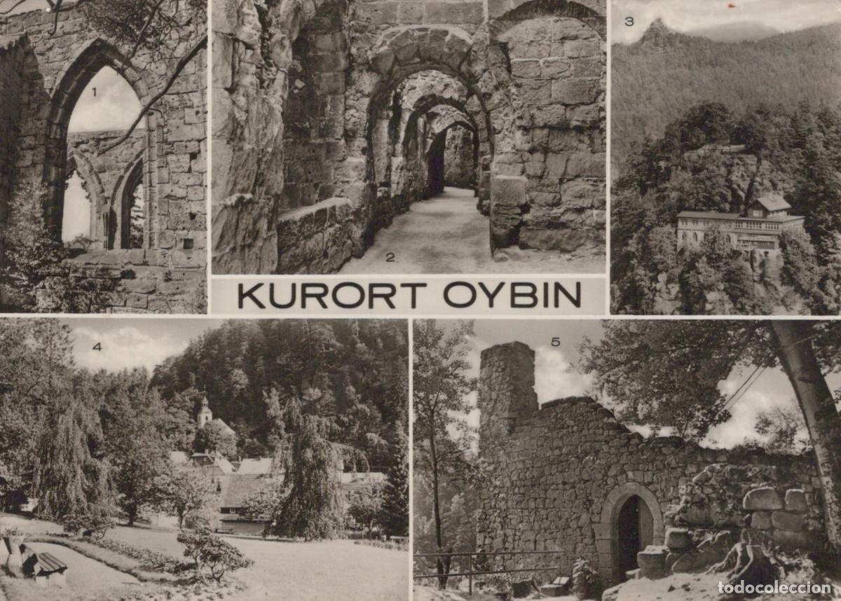 Postcards: Germany Oybin Kurort Monastery Ruins Mountain View Park Castle Ruins *YAS297